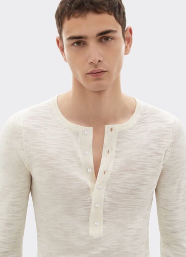 Polo en soie Ferrari Polo en soie Avorio 51128f