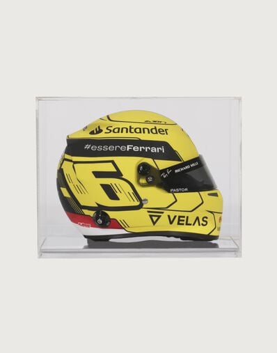 Ferrari Charles Leclerc Giallo Modena Special Edition mini helmet in 1:2 scale Yellow F0650f
