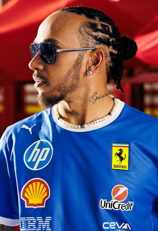 Ferrari Ray-Ban for Scuderia Ferrari 2025 Monza Limited Edition Blu Scozia LA0CEf