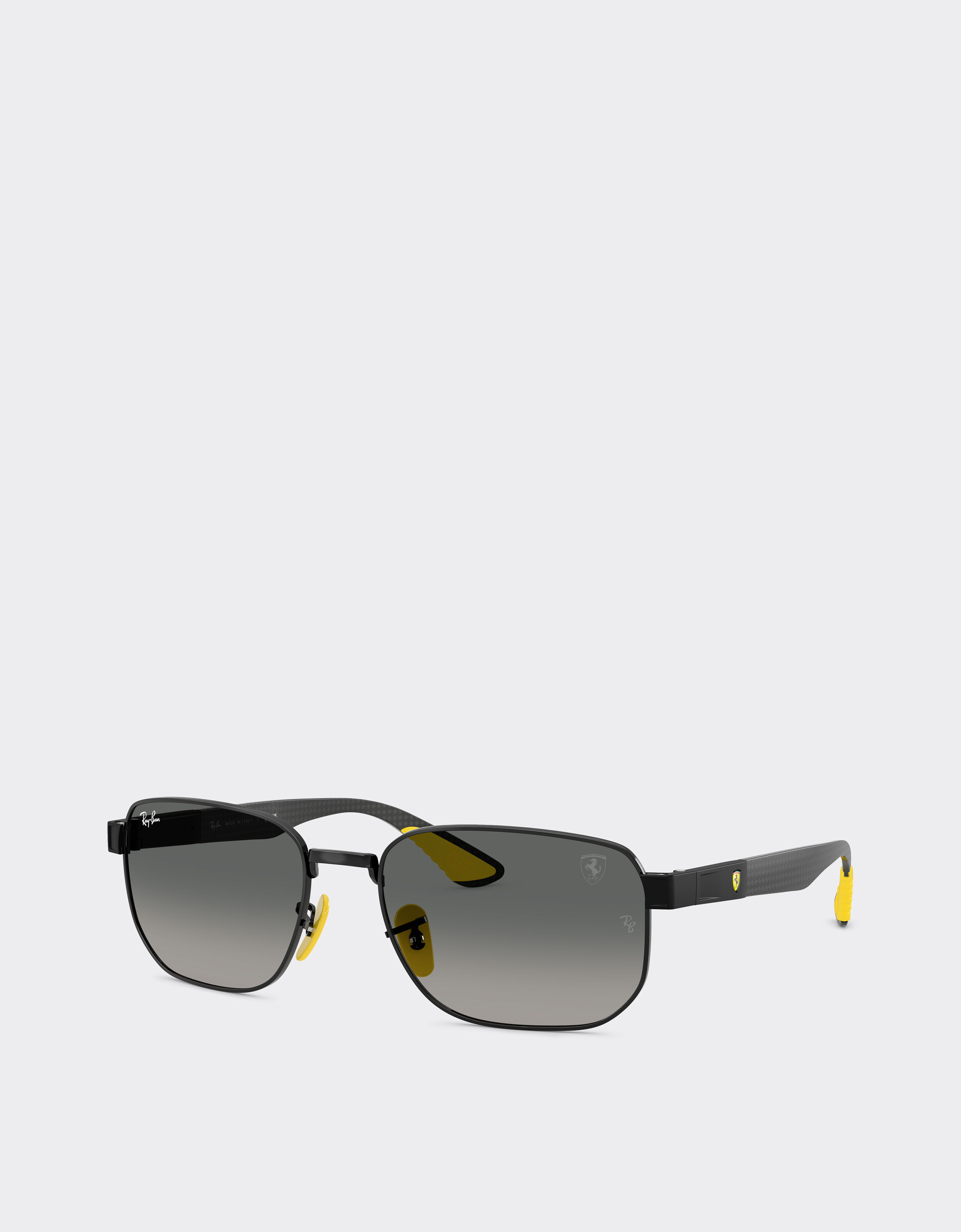 Ferrari Ray-Ban pour Scuderia Ferrari RB8329M en métal noir avec verres gris dégradé Nero LA0JVf