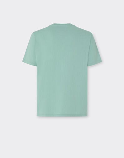 Ferrari Cotton T-shirt with Ferrari logo Mahogany 51037f