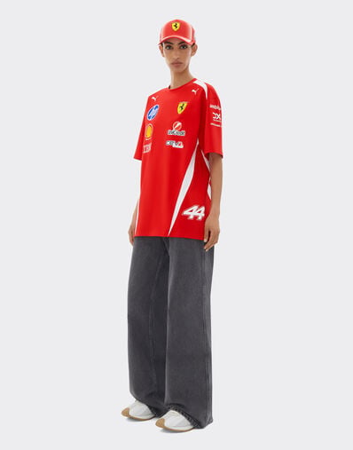 Ferrari Camiseta Hamilton Replica Drivers Authentic 2026 Puma para Scuderia Ferrari HP Rojo LA0H2f