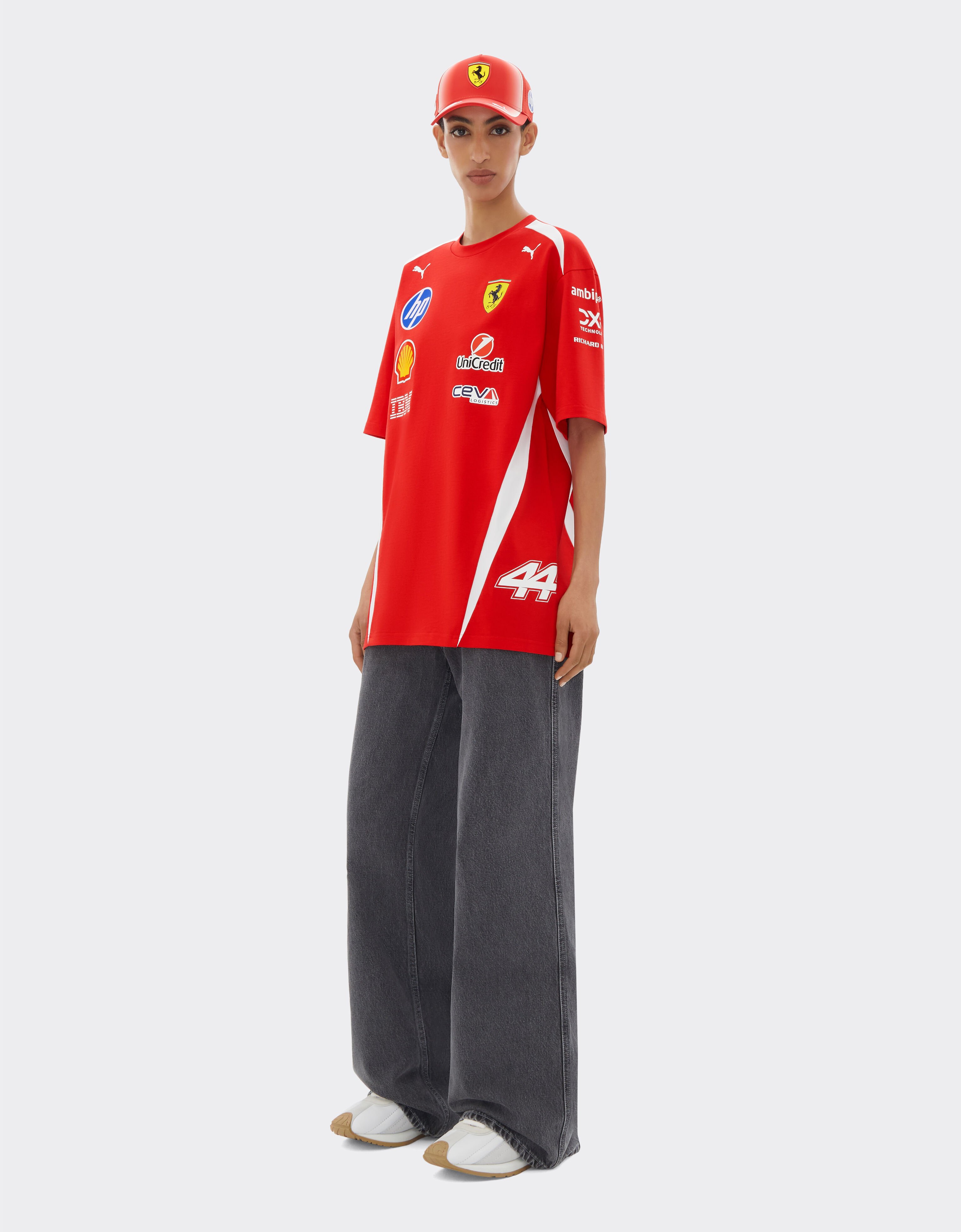 Hamilton Replica Drivers Authentic 2026 Puma for Scuderia Ferrari HP T-shirt Ferrari Hamilton Replica Drivers Authentic 2026 Puma for Scuderia Ferrari HP T-shirt Red LA0H2f