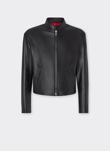 Giacca biker in nappa Ferrari Giacca biker in nappa Nero 21639f