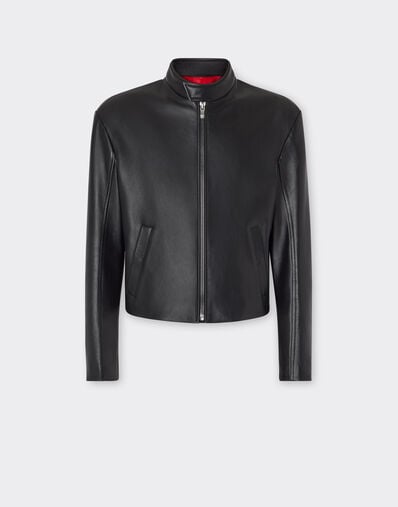 Giacca biker in nappa Ferrari Giacca biker in nappa Nero 21639f