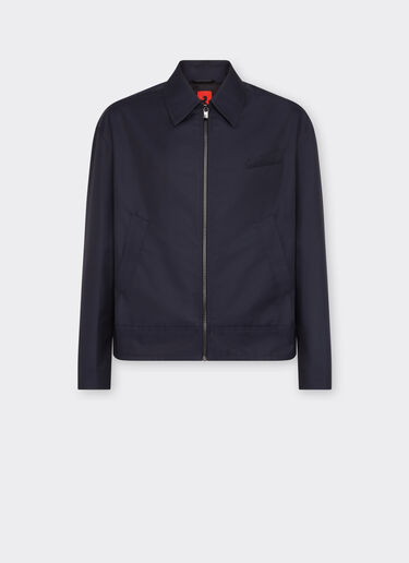 Ferrari Veste bombardier en sergé Q-CYCLE®. Bleu marine 21781f