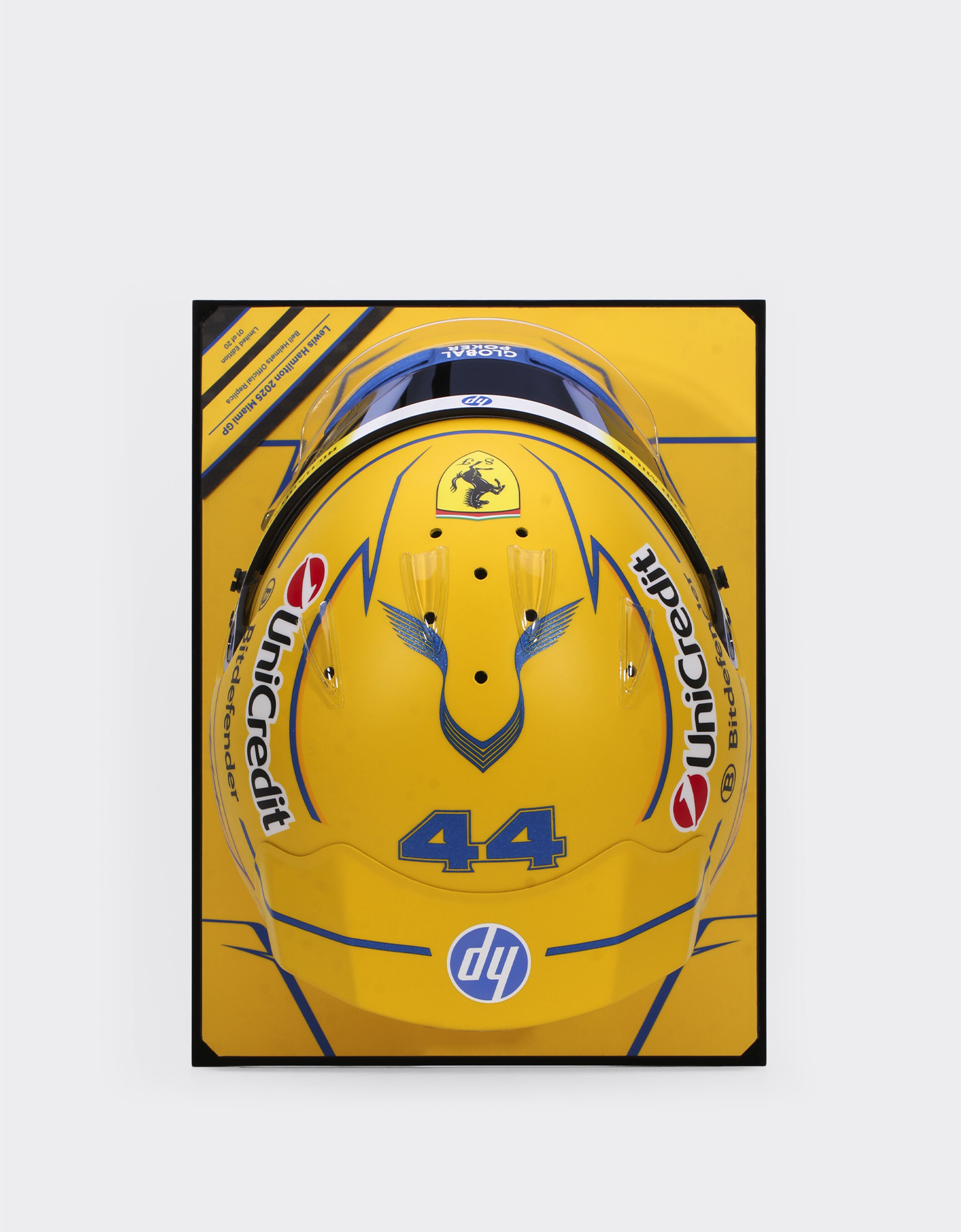 Ferrari Casco Lewis Hamilton Miami Edición Especial 2025 a escala 1:1 MULTICOLOR LA078f