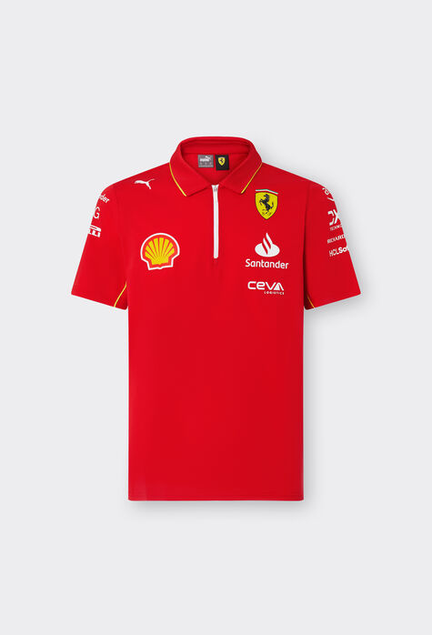 Ferrari 2024 Scuderia Ferrari Team Replica polo shirt Rosso Corsa 20161fK