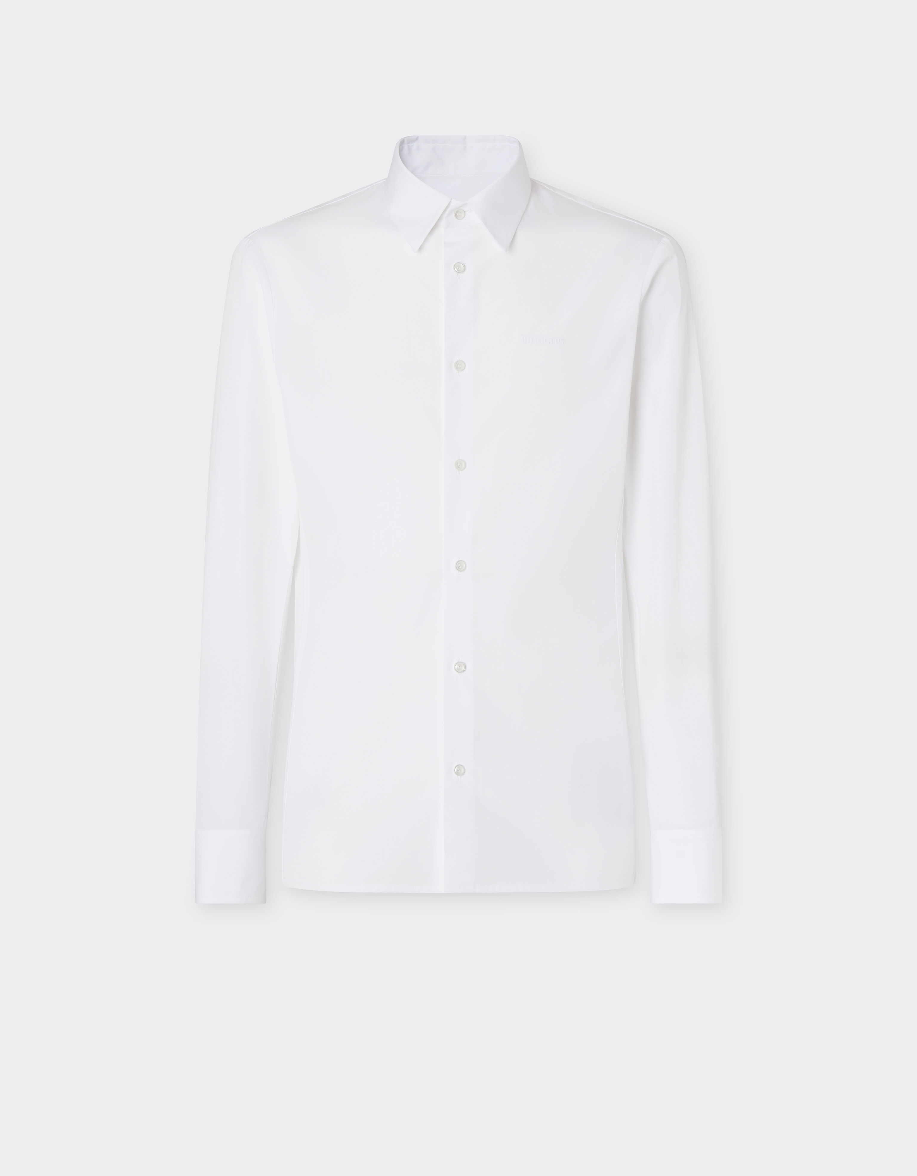 Ferrari Camisa de popelina con logo Ferrari bordado Blanco óptico 22696f