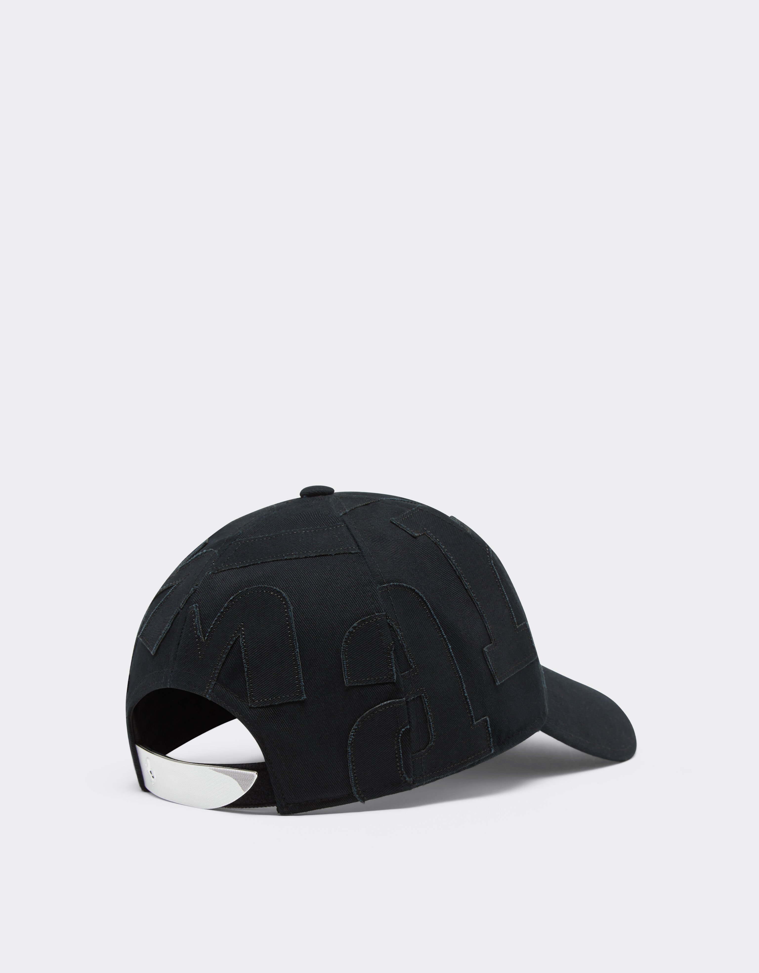 Ferrari Baseball cap with maxi Ferrari embroidery Black 21581f
