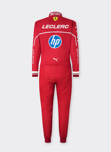 Ferrari Charles Leclerc Combinaison Puma pour la Scuderia Ferrari Rouge LA08Mf