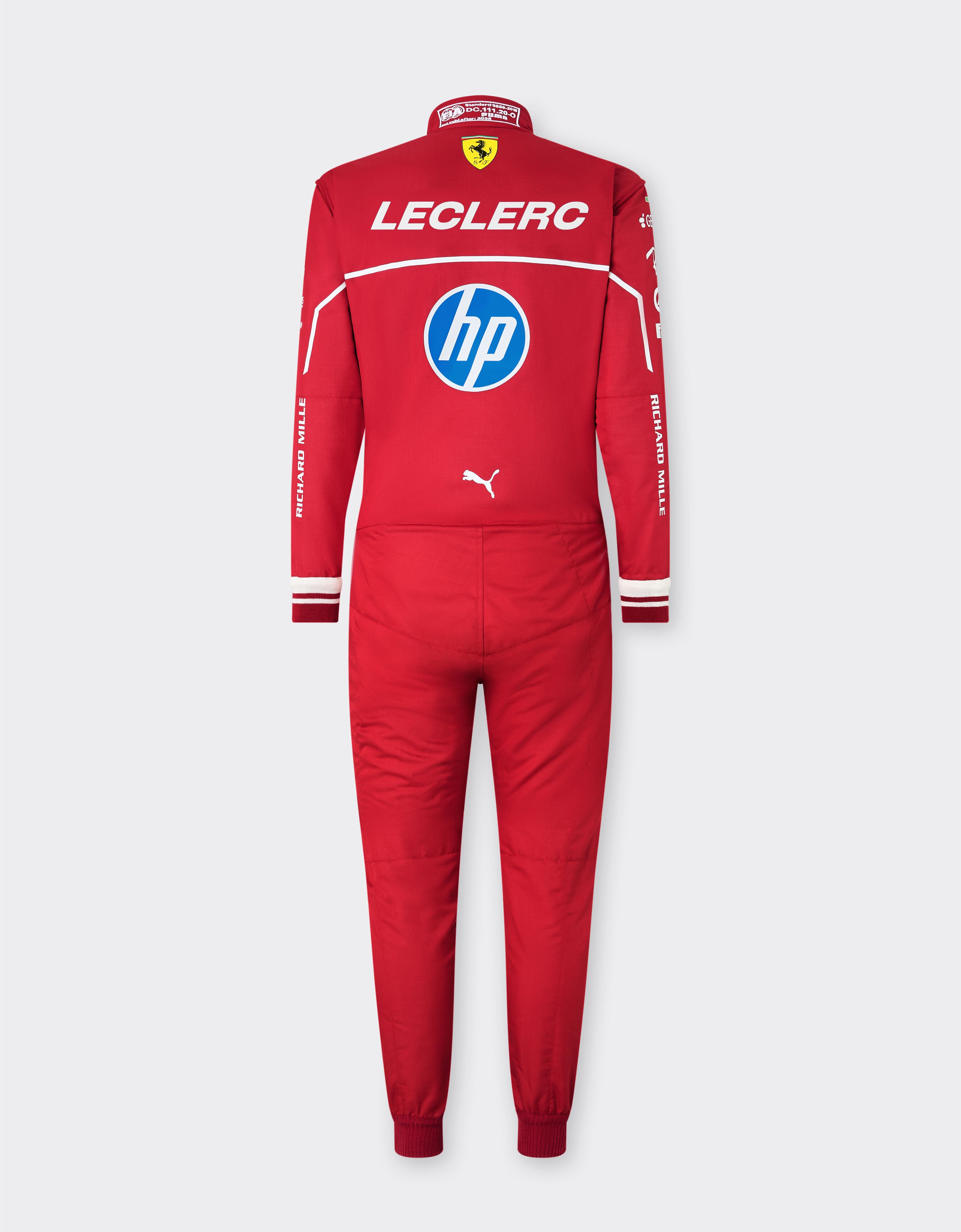 Ferrari Charles Leclerc Combinaison Puma pour la Scuderia Ferrari Rouge LA08Mf
