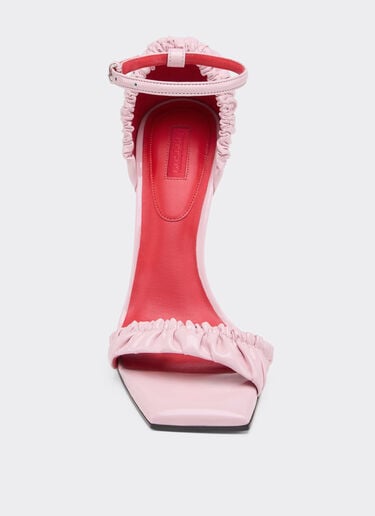 Patent leather high heel sandal with strap Ferrari Patent leather high heel sandal with strap Wisteria 22725f