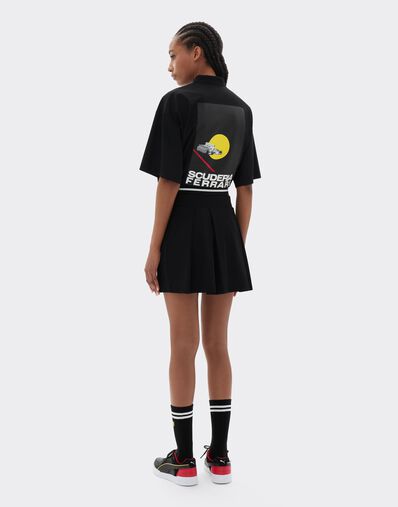  Technical piqué mini skirt Nero SJWSK0003JCO0023f