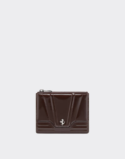 Ferrari Ferrari GT glossy leather six-compartment card holder Espresso 49215f