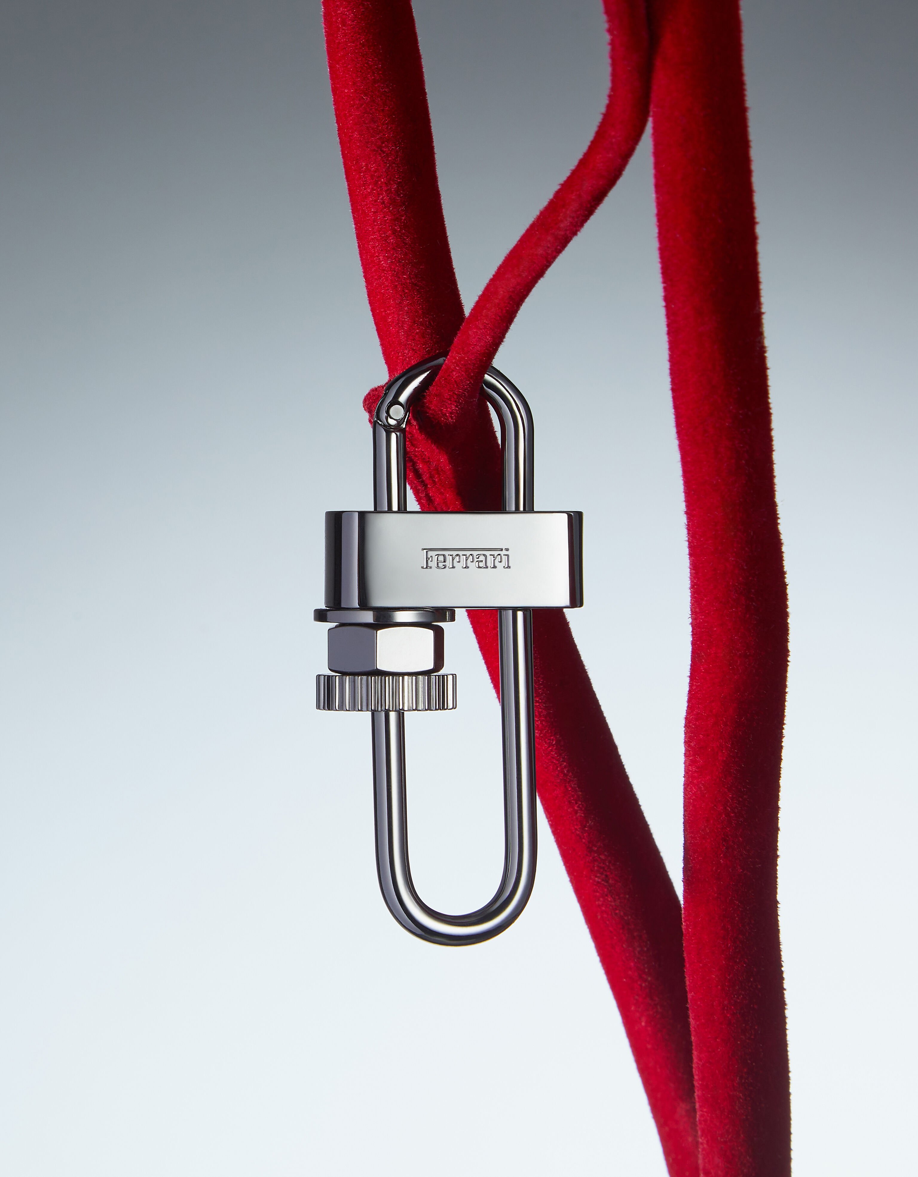 Metal keyring Ferrari Metal keyring Polished Chrome 50025f