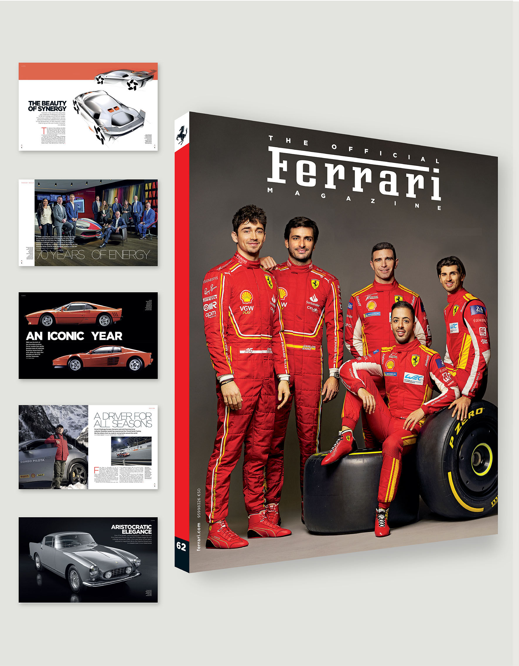 Ferrari The Official Ferrari Magazine numéro 62 MULTICOLORE 15389f