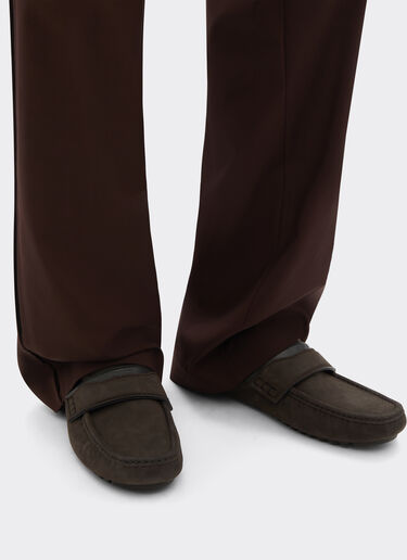 Ferrari Nubuck Driver Loafers Antracite CSMDV0001XL00028f