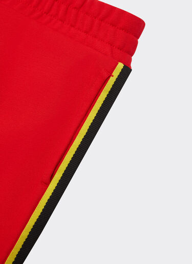 Ferrari Pantalone jogger bambino con Scudetto Ferrari Rosso Corsa 48532fK