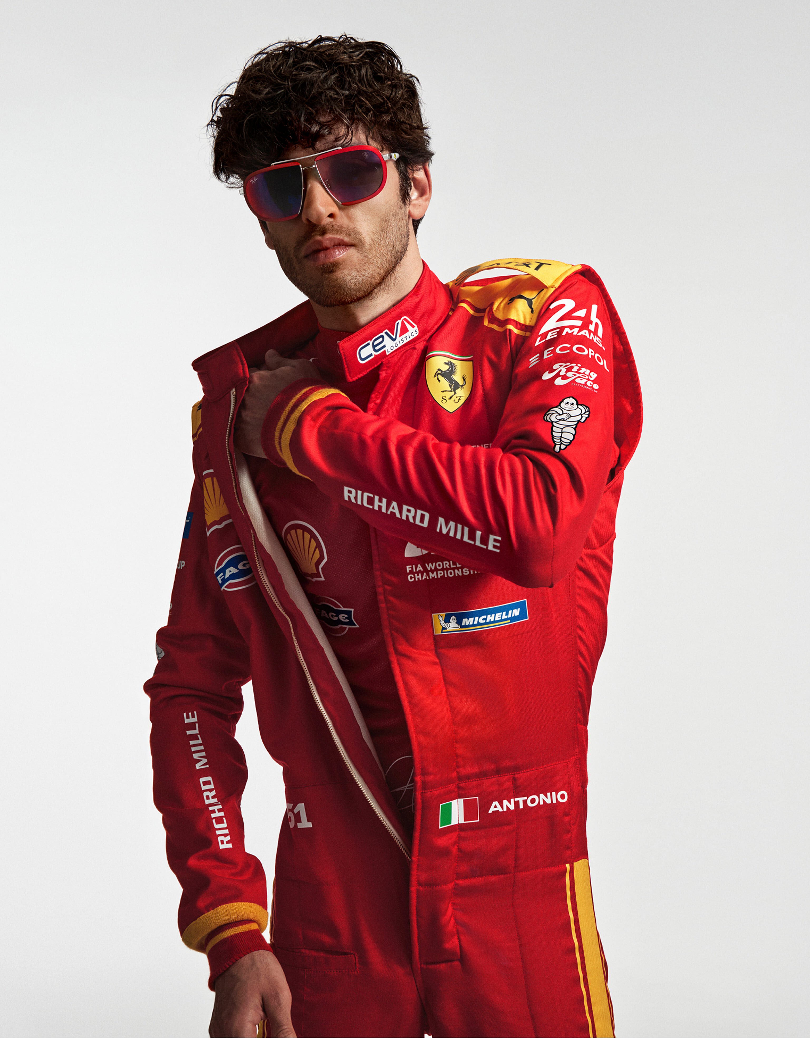 Ray-Ban for Scuderia Ferrari 499P Hypercar Limited Edition Ferrari Ray-Ban for Scuderia Ferrari 499P Hypercar Limited Edition Silver LA0JCf