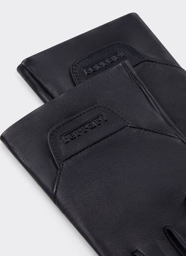 Fingerless nappa gloves Ferrari Fingerless nappa gloves Navy 49850f