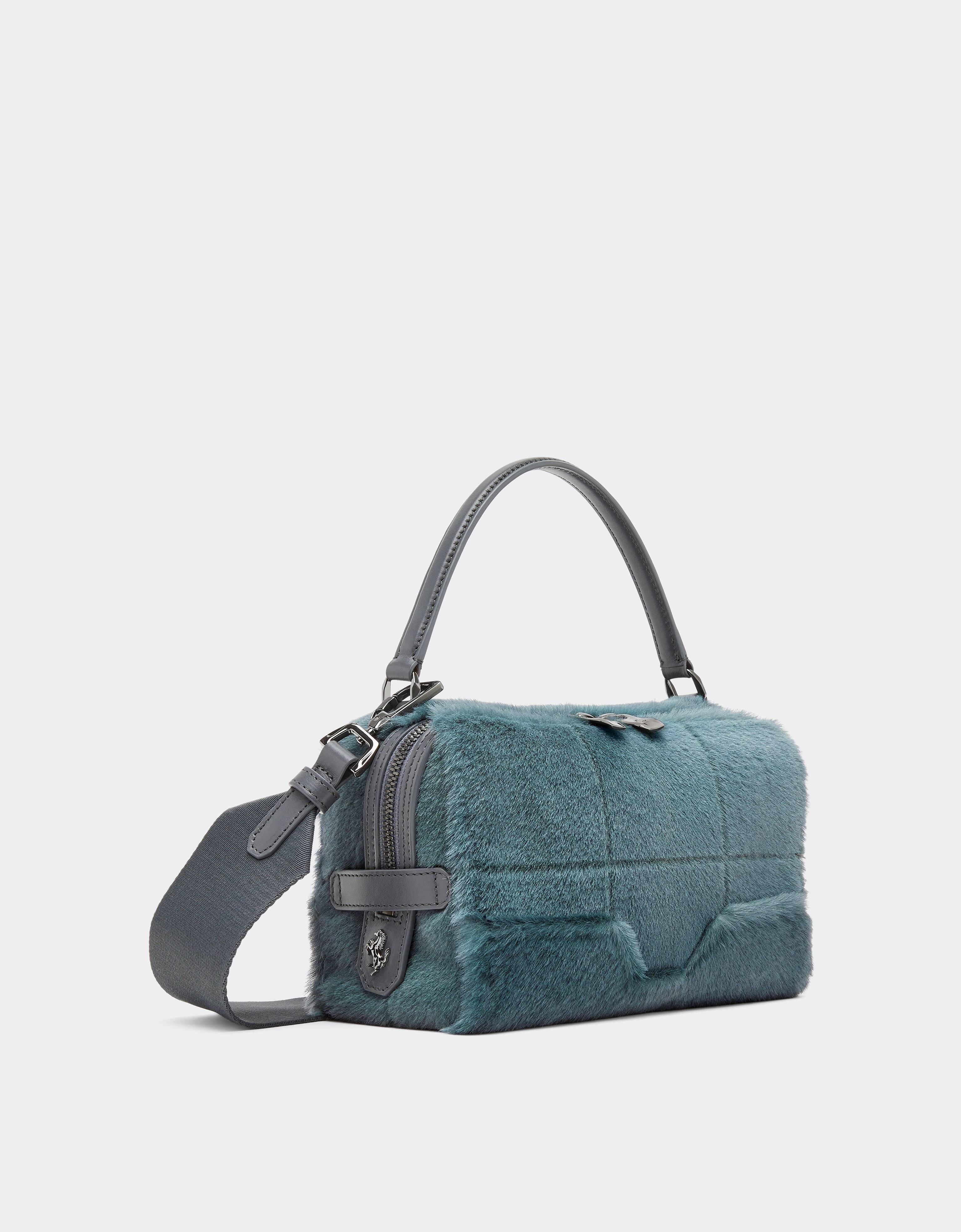 Ferrari Ferrari GT Soft mini bag in shearling Peacock 49134f