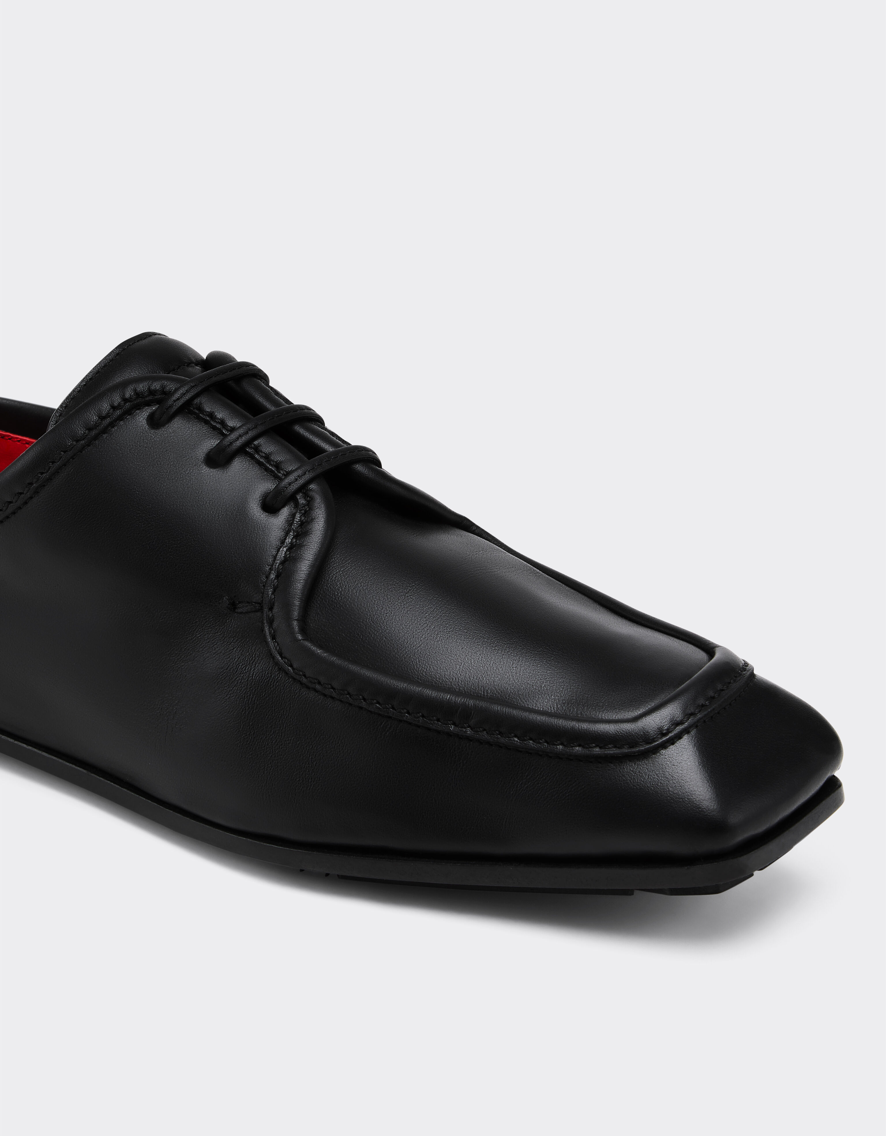 Ferrari Leather derby shoe Black 22741f