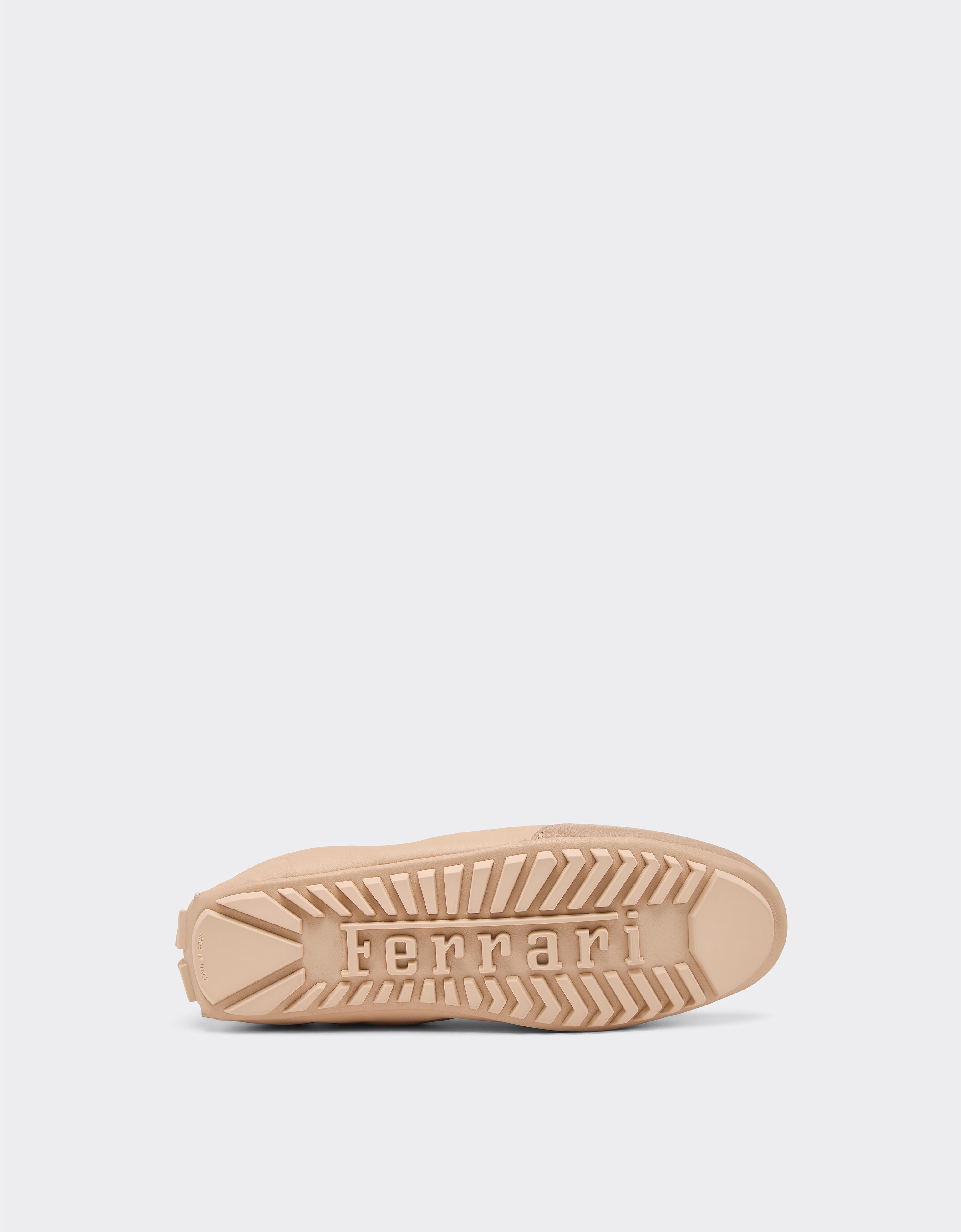 Ferrari Pilote en cuir nappa et daim Nude 22736f