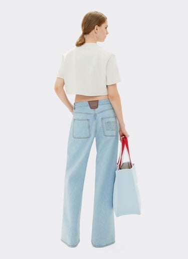 Ferrari x Charles Leclerc stone-washed denim trousers Ferrari Ferrari x Charles Leclerc stone-washed denim trousers Light Denim 22780f