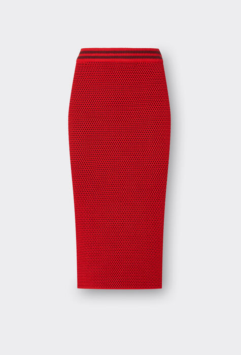 Ferrari Longuette skirt in cotton yarn Ingrid 20541f