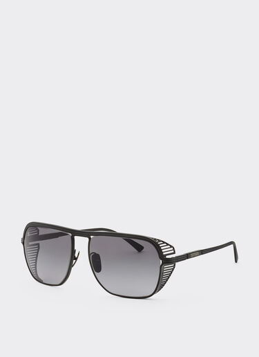Ferrari Ferrari sunglasses in matt black titanium with polarised grey gradient lens Black Matt F1524f