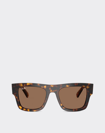 Ferrari Ray-Ban for Scuderia Ferrari RB2217M in havana acetate with dark brown lenses Black LA01Kf