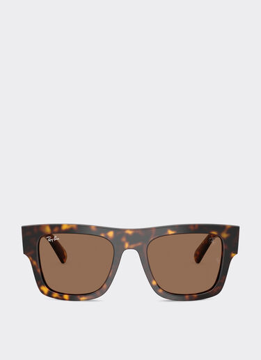 Ferrari Ray-Ban for Scuderia Ferrari RB2217M in havana acetate with dark brown lenses Beige LA01Hf