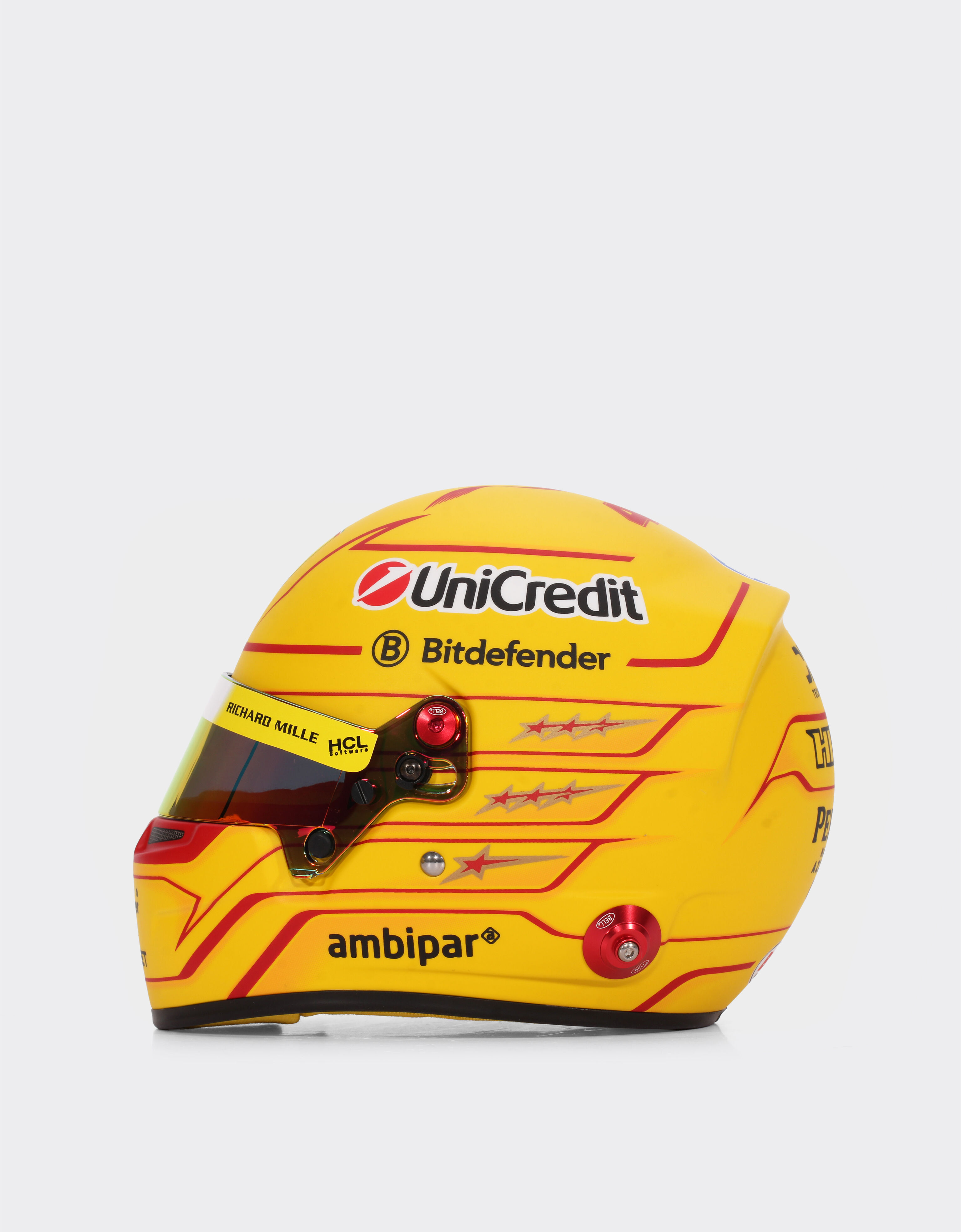 Ferrari 2025 Lewis Hamilton helmet in 1:1 scale MULTICOLOUR LA06Zf