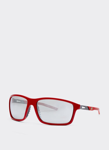 Ray-Ban for Scuderia Ferrari 0FZ6021 en material inyectado y metal rojo Ferrari mate con lentes grises espejadas Ferrari Ray-Ban for Scuderia Ferrari 0FZ6021 en material inyectado y metal rojo Ferrari mate con lentes grises espejadas Rosso LY0SG1418EXT0001f