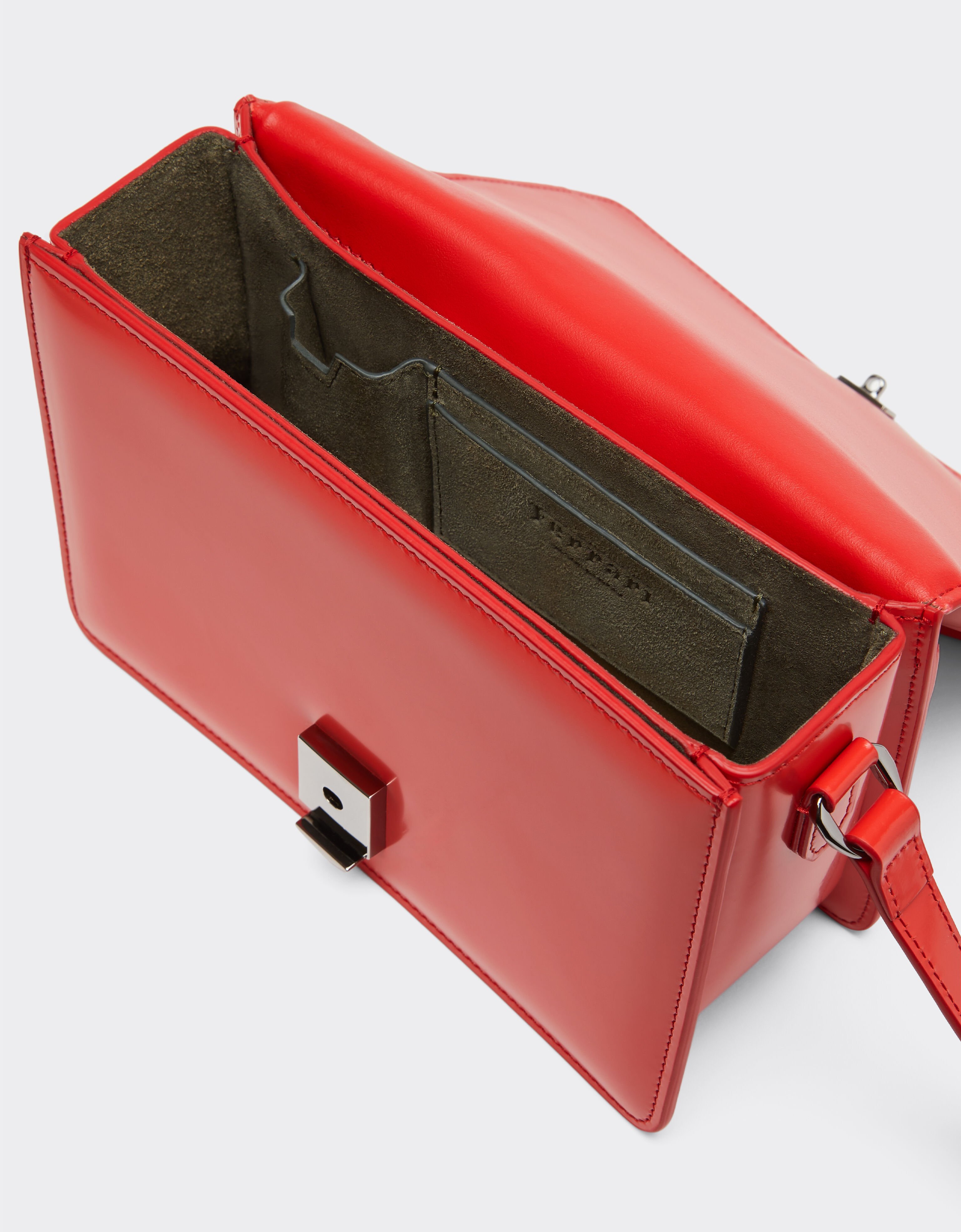 Ferrari GT crossbody bag in brushed leather Ferrari Ferrari GT crossbody bag in brushed leather Rosso Dino 51201f