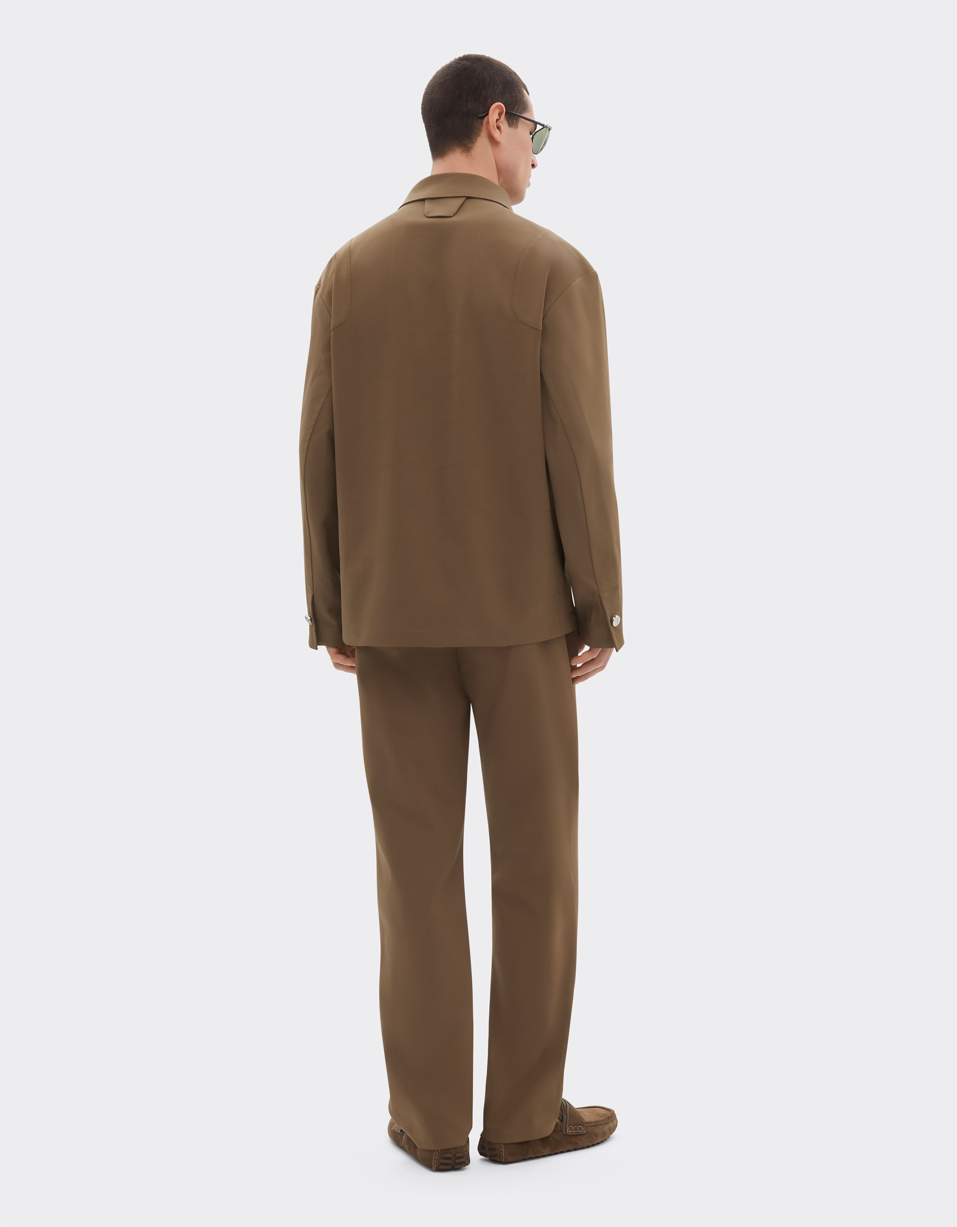 Technical cotton caban Ferrari Technical cotton caban Khaki Green 50988f