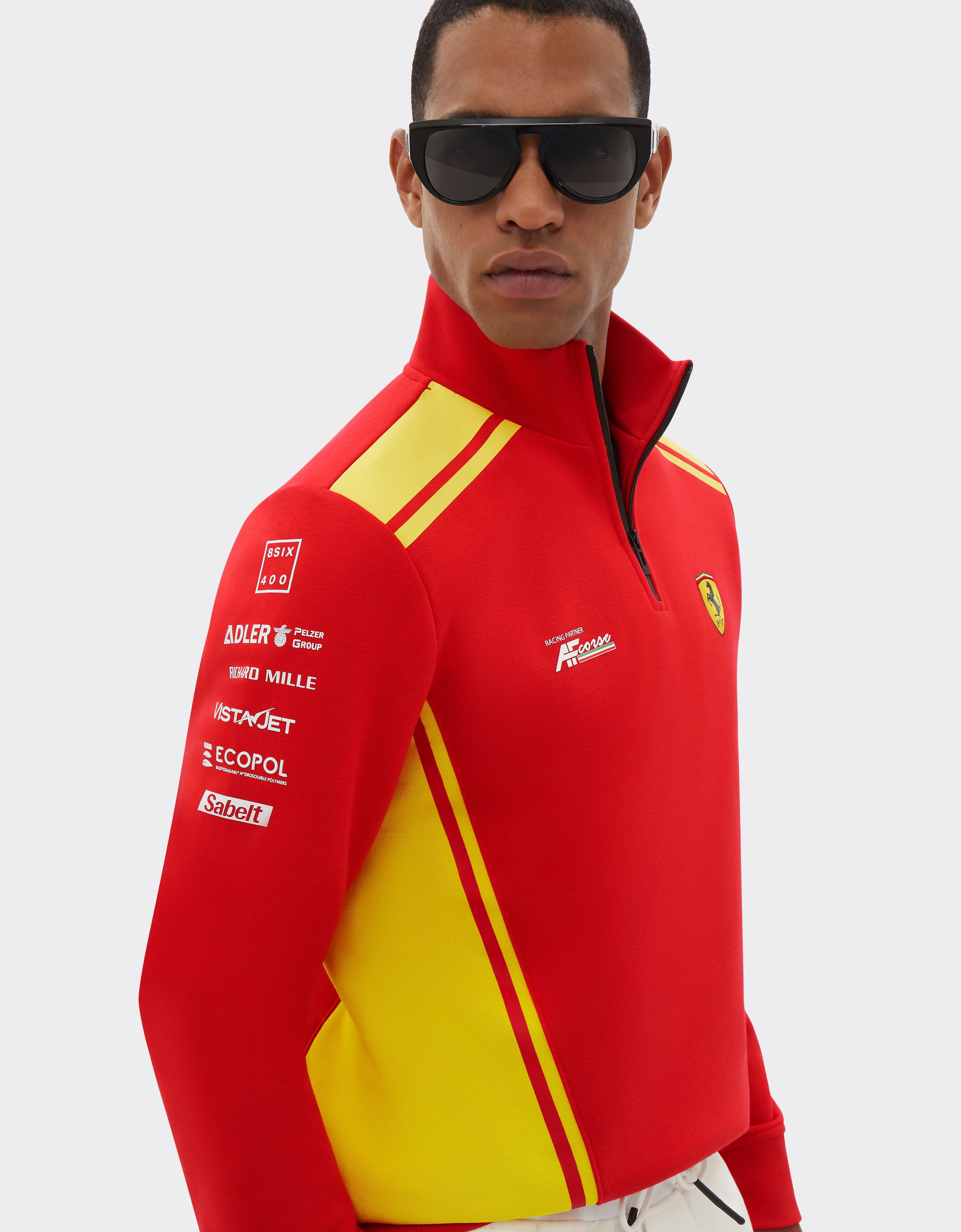 Ferrari zip up sweatshirt outlet