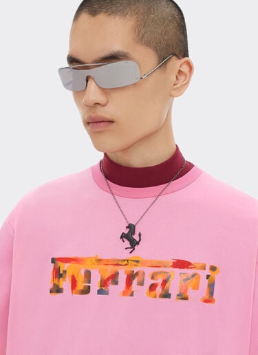 Ferrari Necklace with Prancing Horse Black 20010f