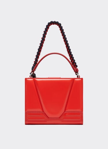 Ferrari Ferrari GT micro tote bag in leather Rosso Dino 51200f