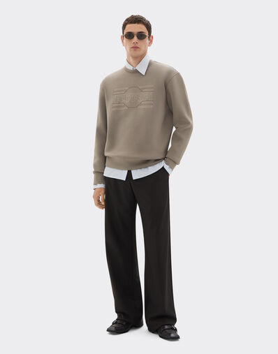 Ferrari Sweat-shirt en scuba avec broderie Ferrari Clay 51164f