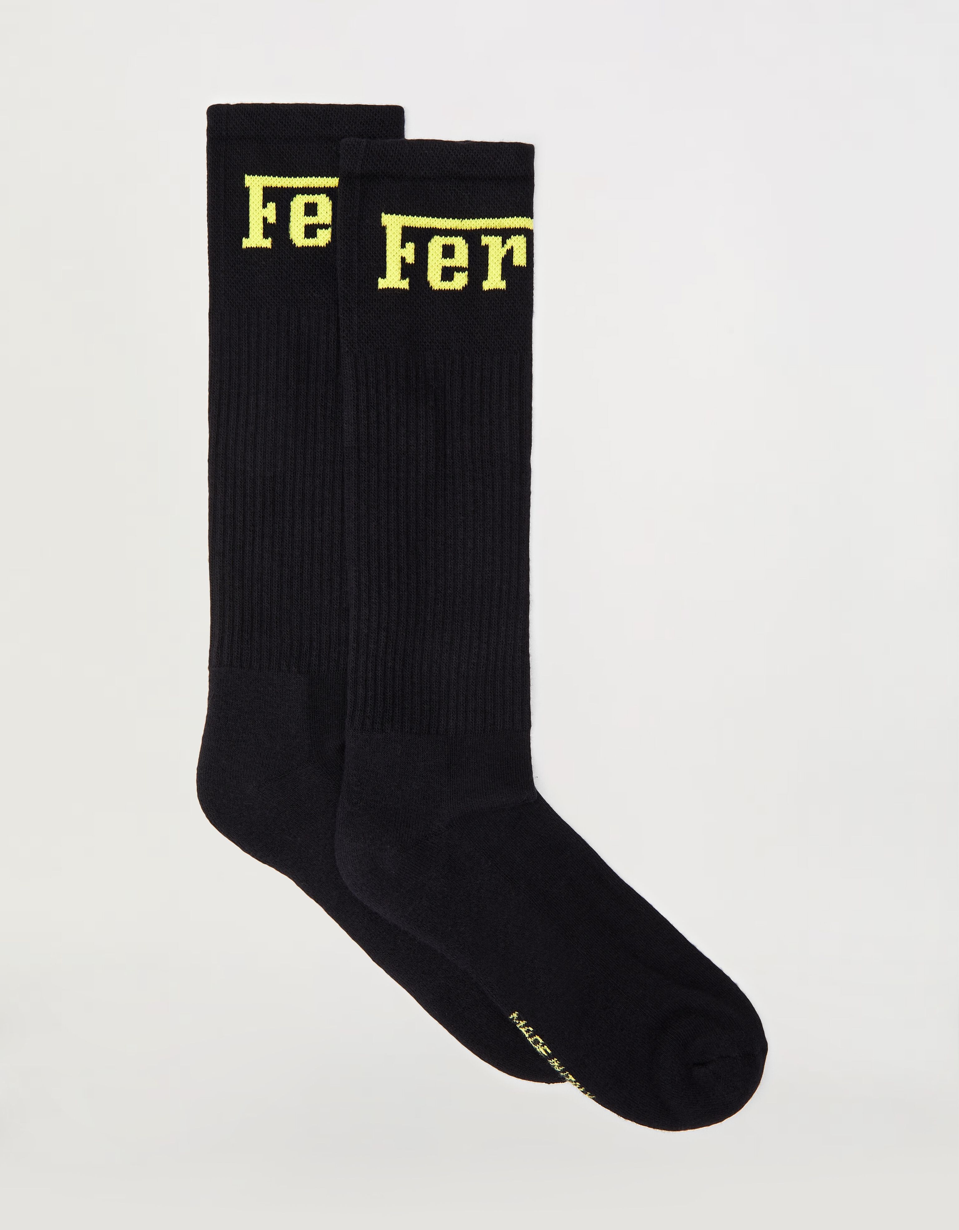 Ferrari Socken aus Baumwollmischung mit Ferrari-Logo Gelb 20007f