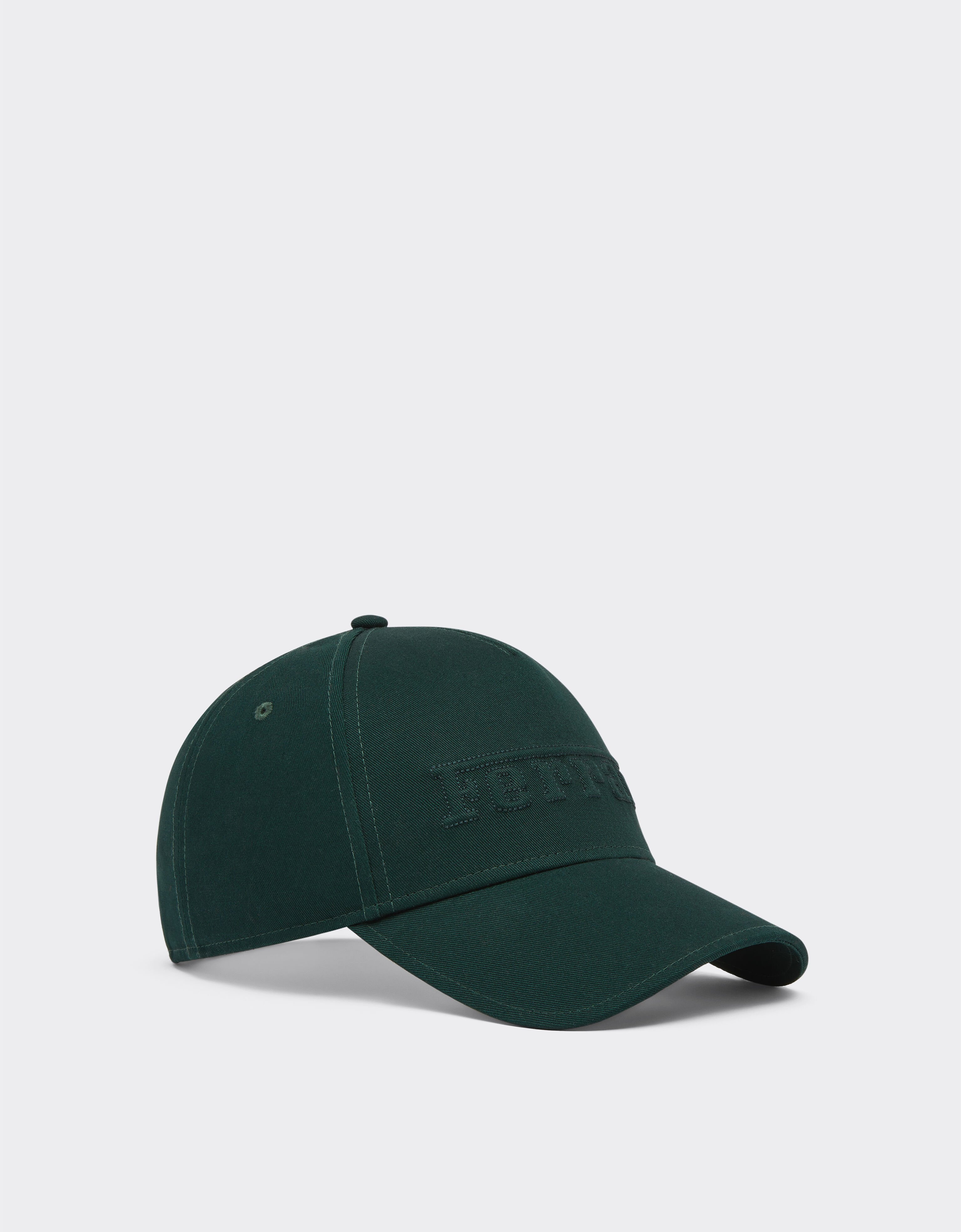 Ferrari Gorra de béisbol de algodón con logotipo Ferrari bordado Verde militar 21342f