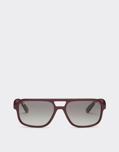 Ferrari Ray-Ban for Scuderia Ferrari RB4414MF rouge foncé avec verres gris foncé Rouge foncé F1041f