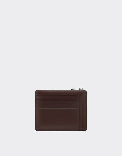 Ferrari Ferrari GT glossy leather six-compartment card holder Espresso 49215f