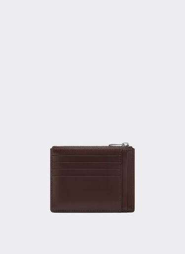 Ferrari Ferrari GT glossy leather six-compartment card holder Espresso 49215f