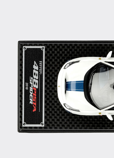 Ferrari Ferrari 488 Pista Spider 1:43スケール モデルカー オプティカルホワイト 46668f