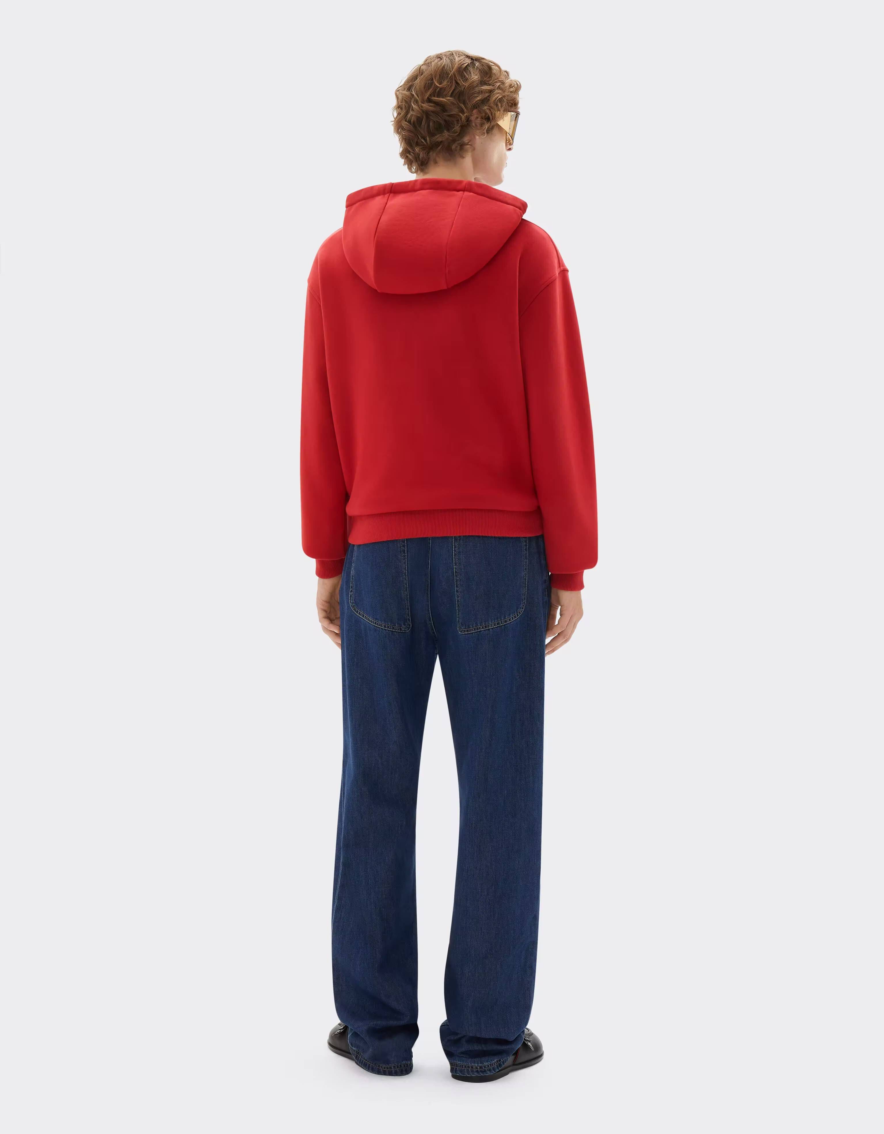 Ferrari-Sweatshirt aus Baumwolle für den GP von Monaco 2026 Ferrari Ferrari-Sweatshirt aus Baumwolle für den GP von Monaco 2026 Rosso Magma CJMSW0051JCO0057f