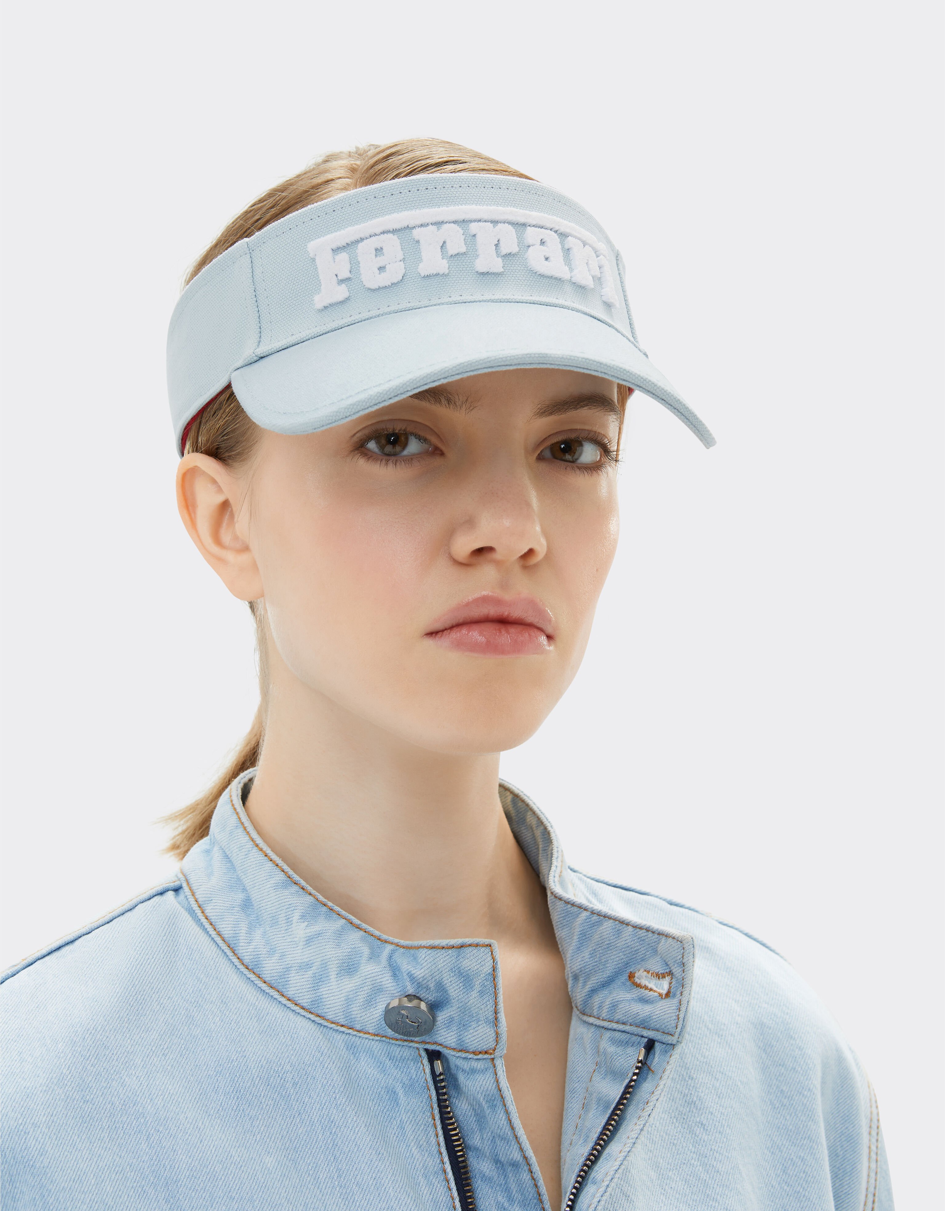 Ferrari Ferrari x Charles Leclerc denim visor Steel Blue 49188f