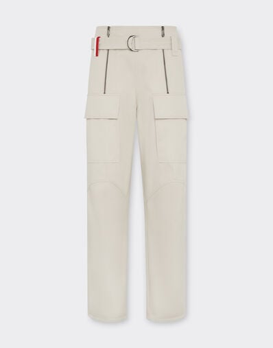Ferrari Pantalón cargo Ferrari x Charles Leclerc Ecru 22259f